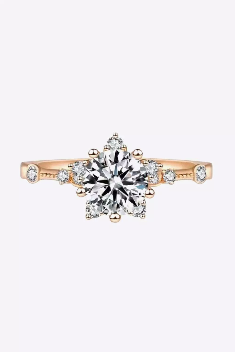 1 Carat Moissanite 6-Prong Ring