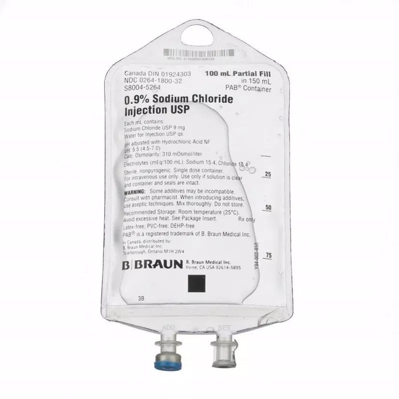 100mL Sodium Chloride 0.9% | BRAUN