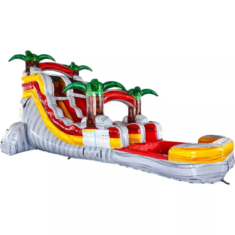 15ft Fire Island Single Lane Water Slide