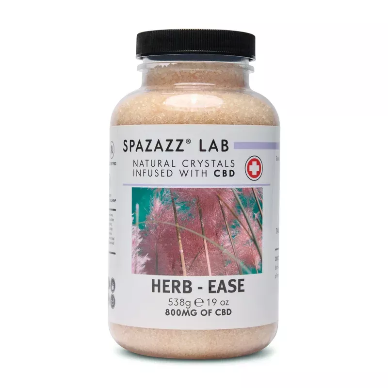 19 oz. Of Spazazz CBD Infused Herb Ease Crystals