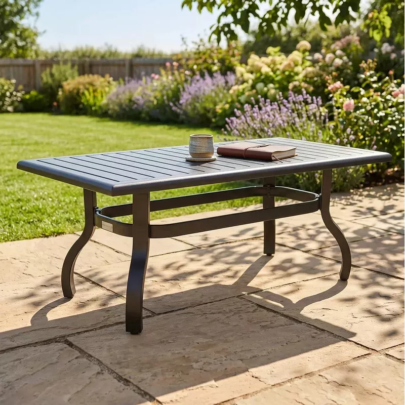 26″x48″ Rectangle Black Coffee Table