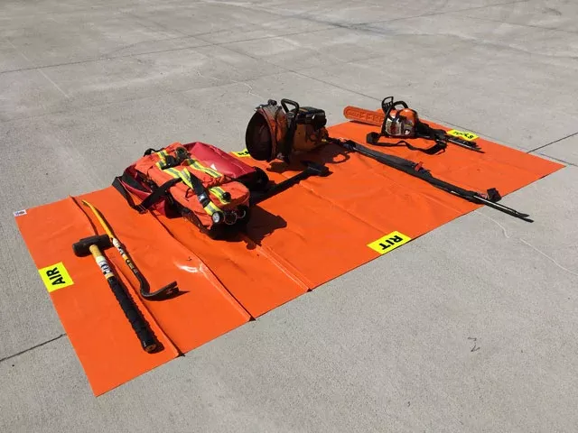 343 Fire RIT Staging Mat - 5ft x 10f