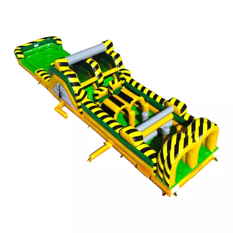 46ft Toxic Flash Hybrid Inflatable Obstacle Course