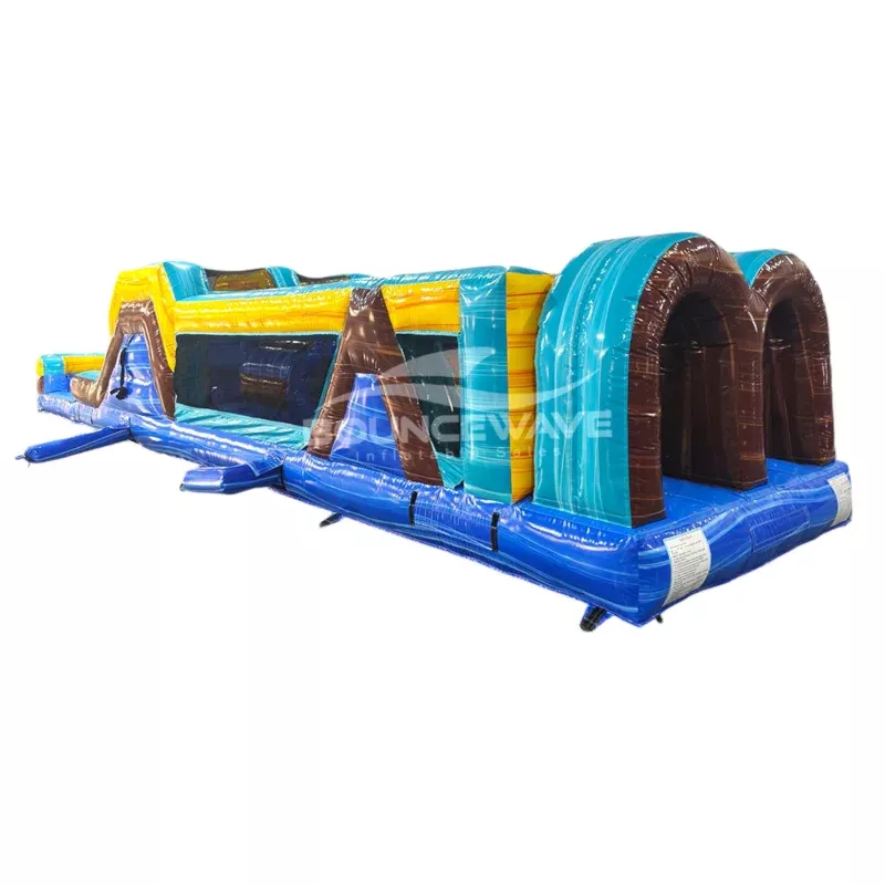 46ft Tropic Shock Flash Hybrid Inflatable Obstacle Course