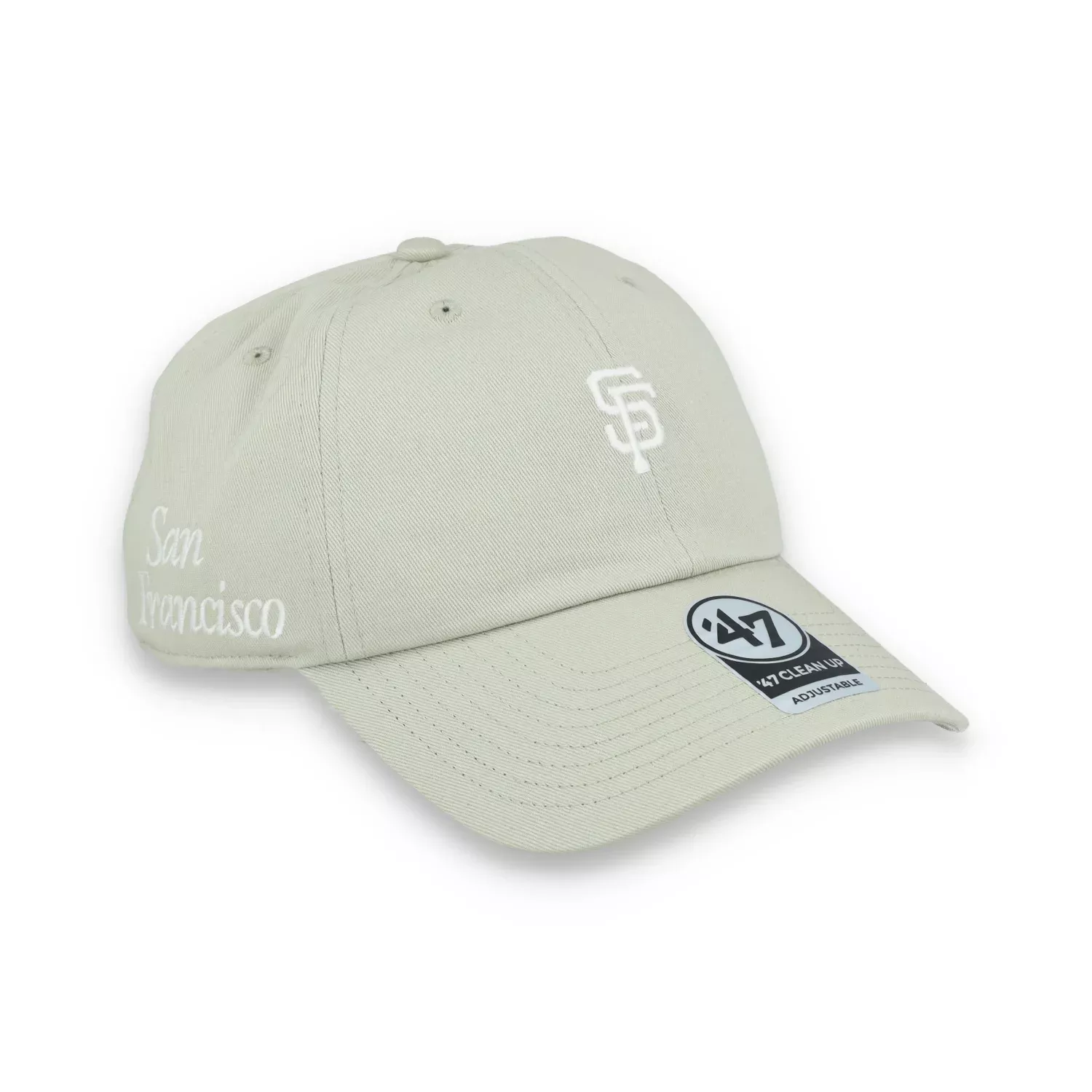 ’47 Brand San Francisco Giants Foundation Clean Up Adjustable Hat- System Grey