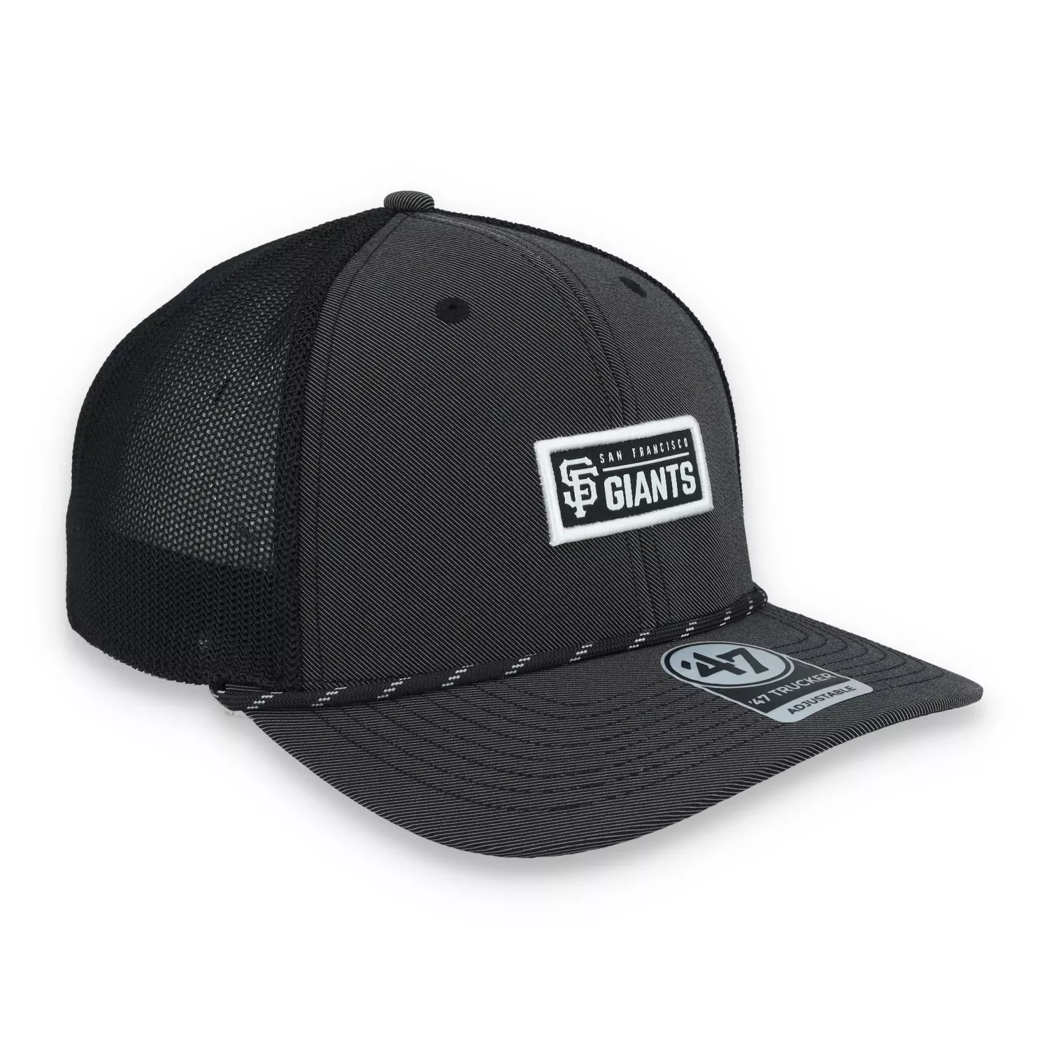 ’47 Brand San Francisco Giants Rumble Rope Trucker Adjustable Snapback Hat
