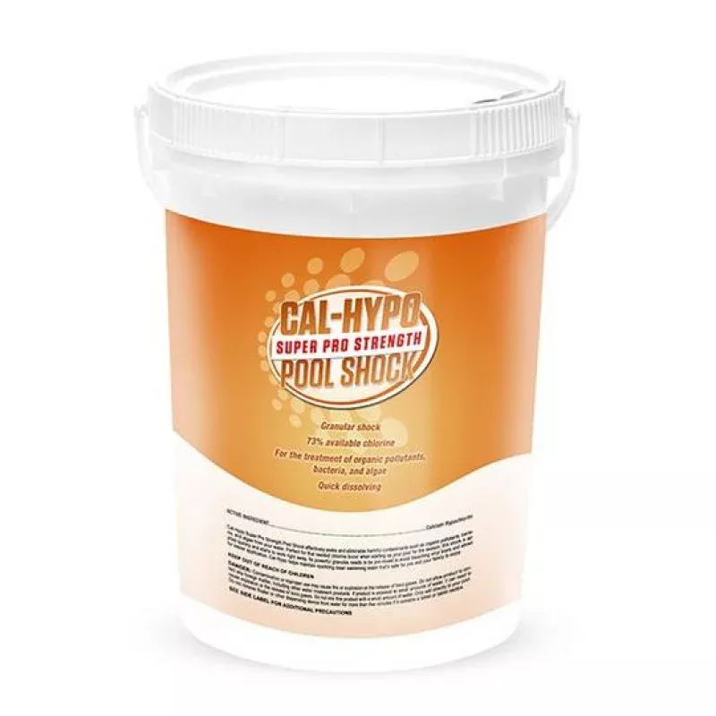 73% Super Strength Pro Pool Shock 50 LB Bucket, 70% Available Chlorine