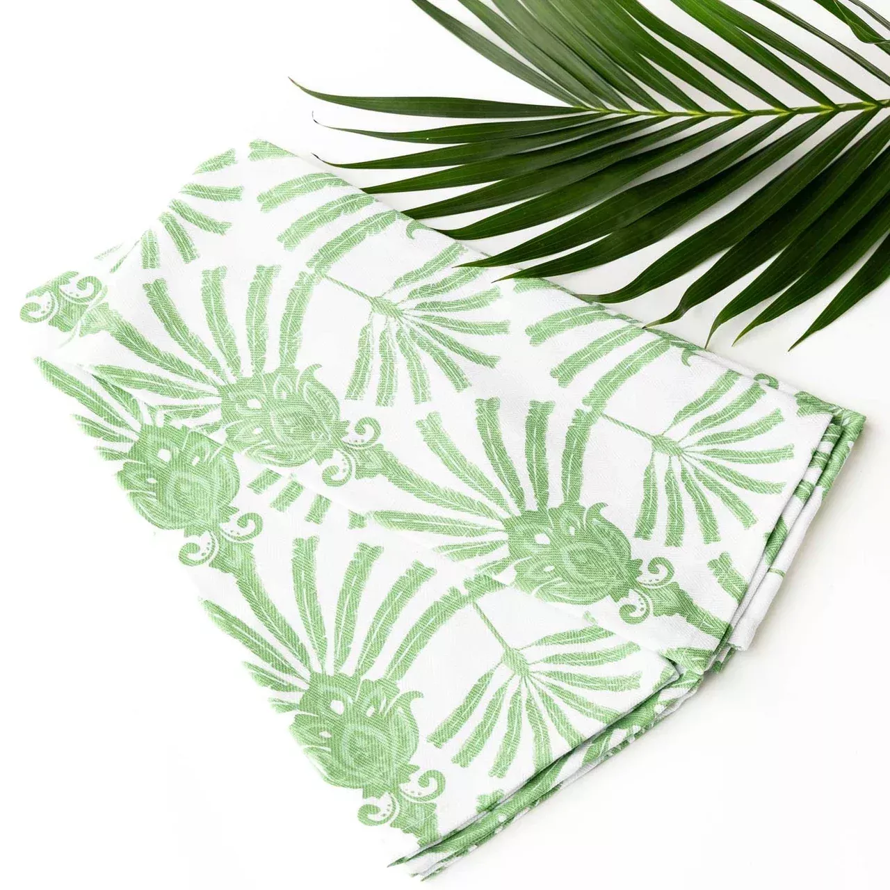 8 Oak Lane Deco Palm Kitchen Towel Set