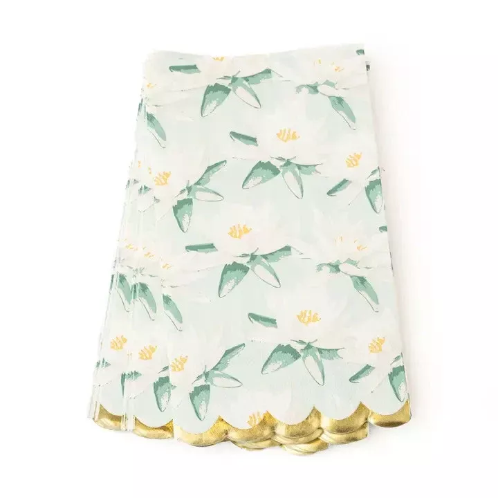 8 Oak Lane Magnolia Mint Paper Guest Towel Pack
