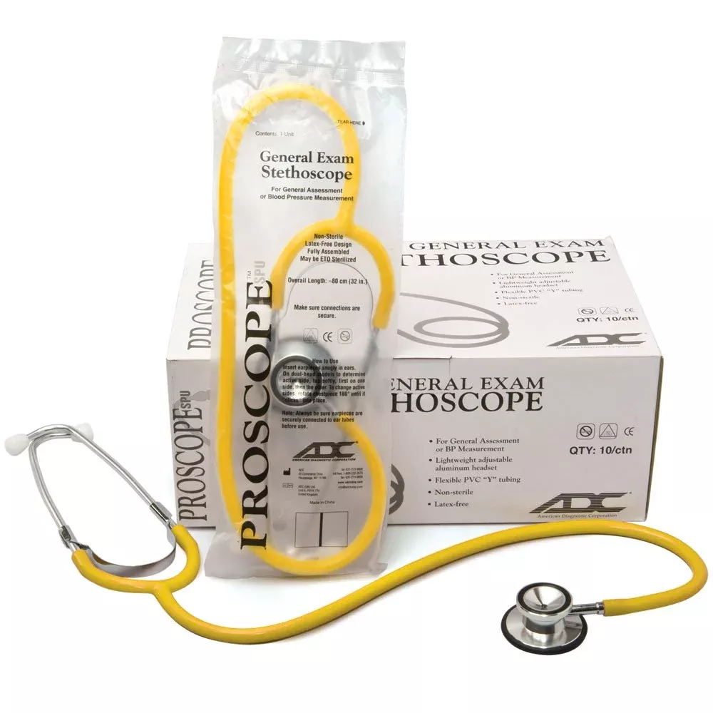 ADC Proscope SPU™ 670 SPU Dual Head Stethoscope, Case of 50