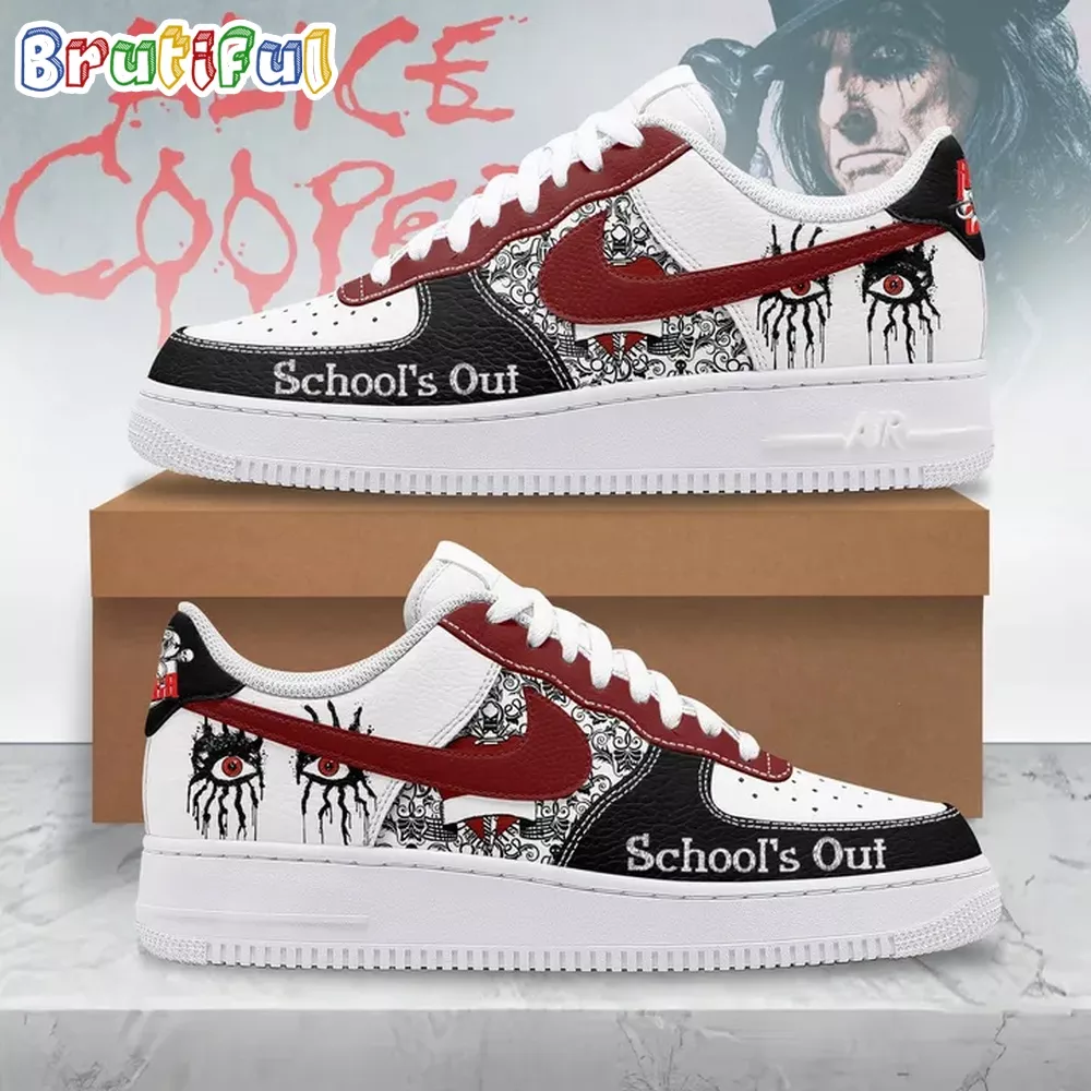 Alice Cooper School’s Out Air Force 1 Shoes Sneaker