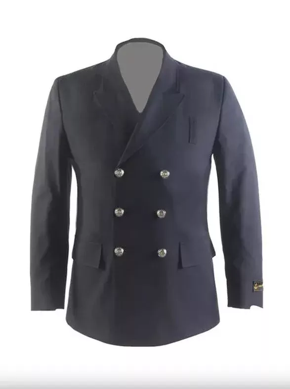 Anchor Uniform Women’s Double Breasted Coat with Bottom Flaps – 100% Polyester