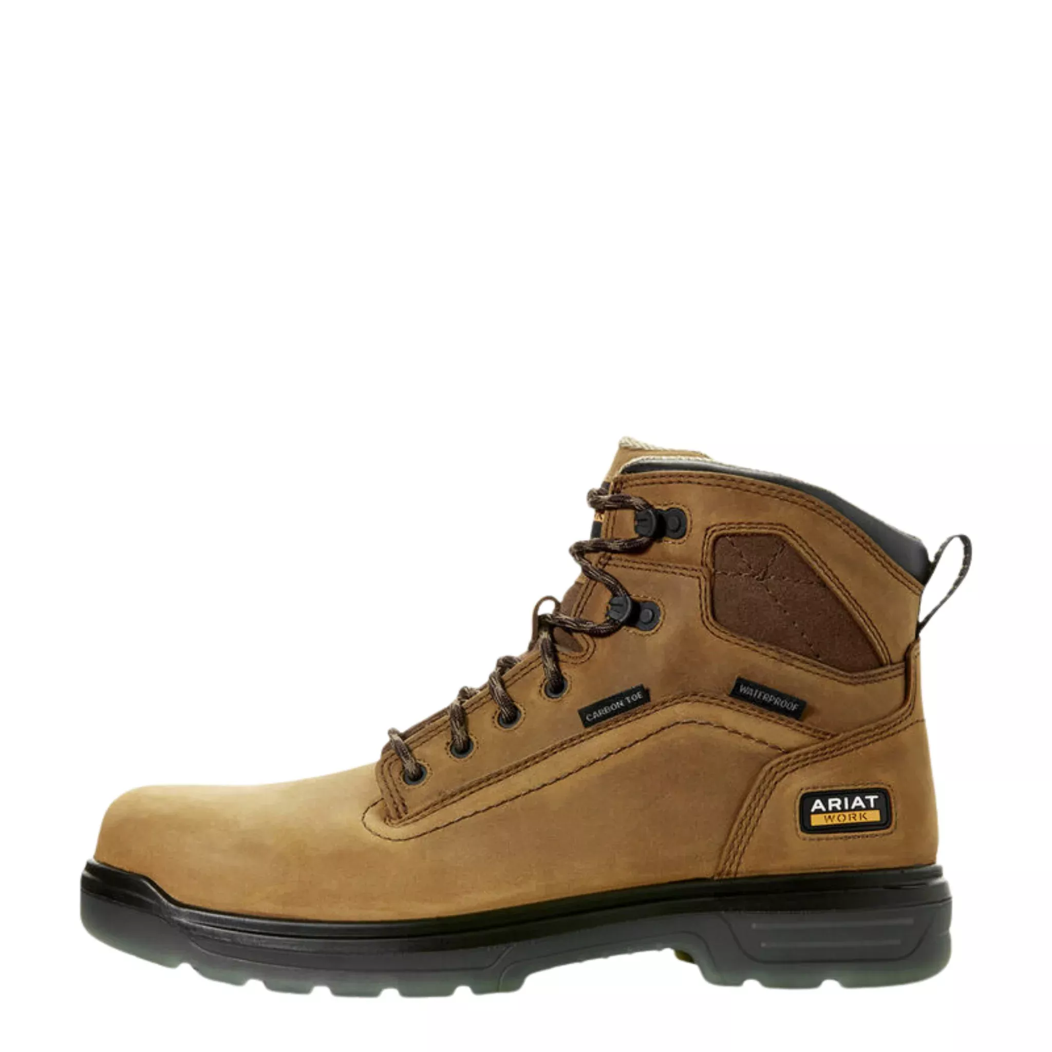 Ariat Men’s Turbo 6 Inch Waterproof Carbon Toe Work Boots – Aged Bark