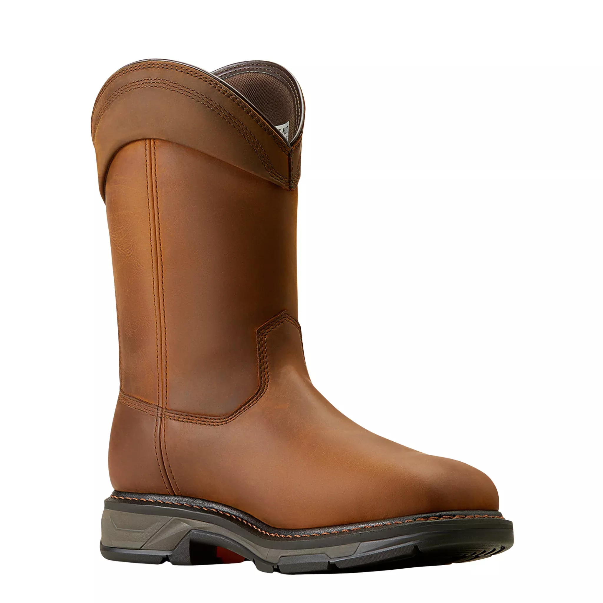 Ariat Men’s WorkHog XT Wellington Carbon Toe Work Boots – Distressed Brown