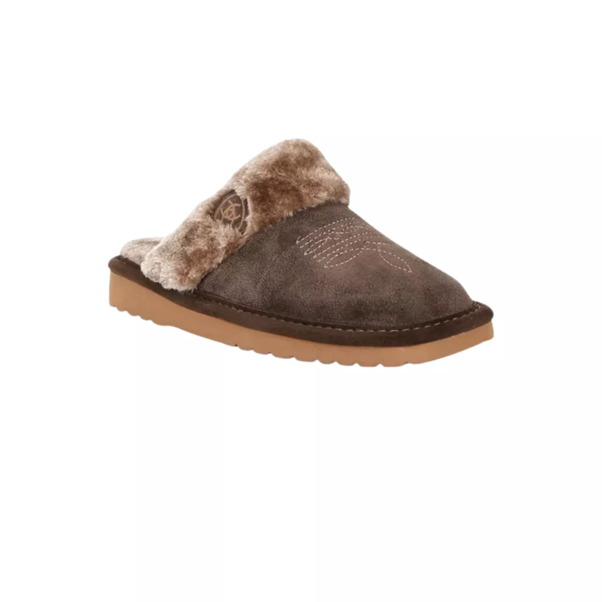 Ariat Women’s Jackie Square Toe Scuff Slippers – Chocolate