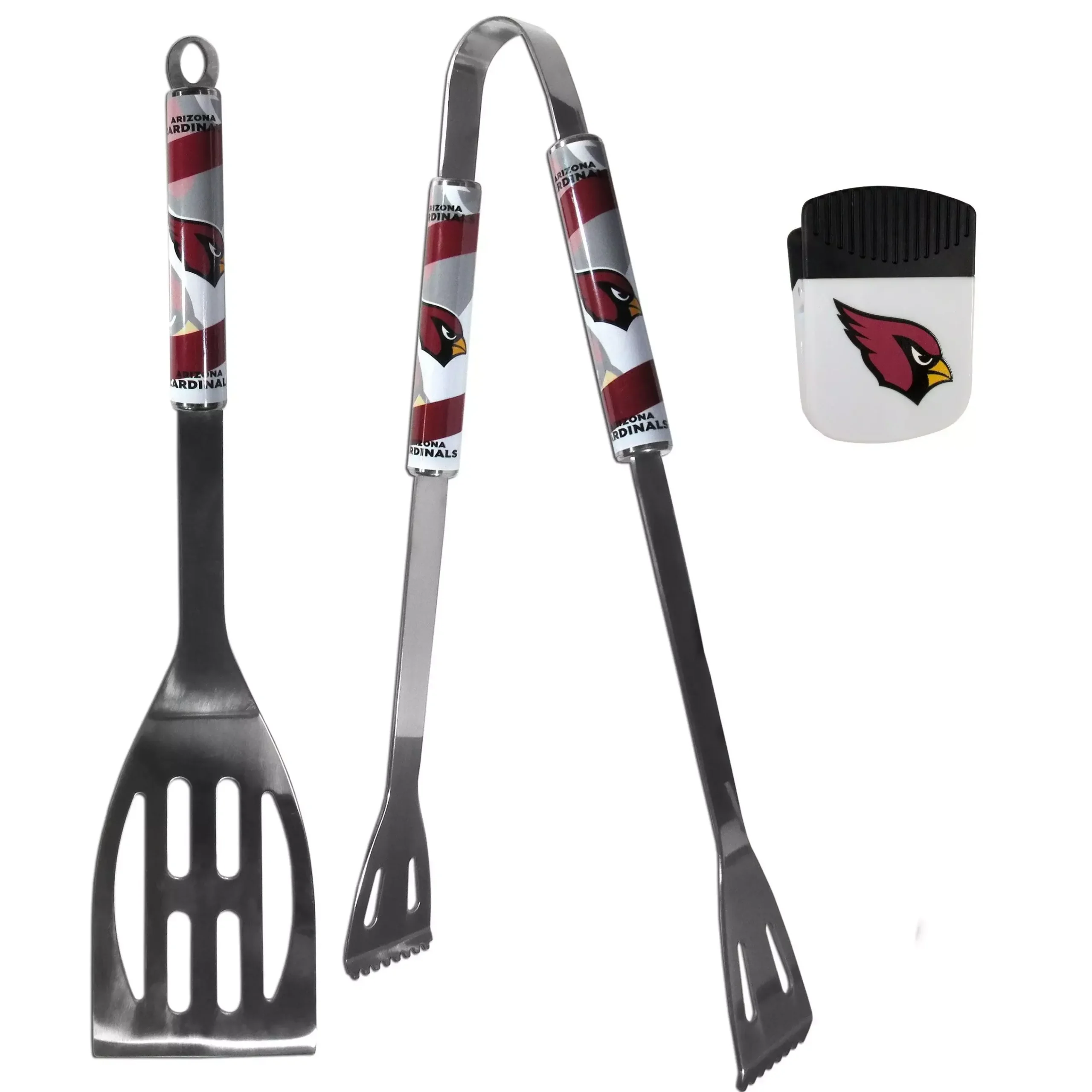 Arizona Cardinals 2 pc BBQ Set and Chip Clip