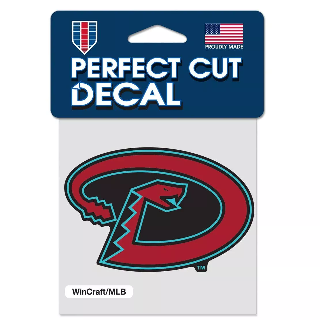 ARIZONA DIAMONDBACKS PERFECT CUT 4″X 4″ DECAL