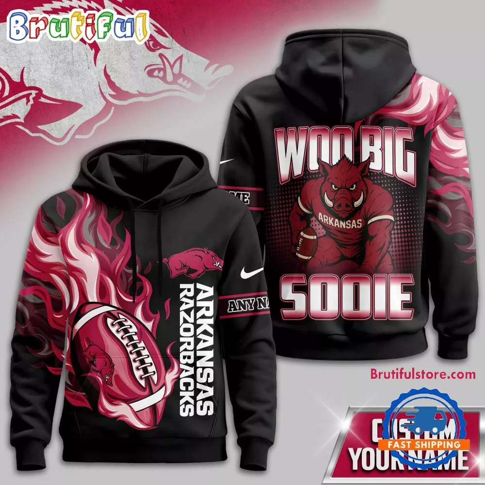 Arkansas Razorbacks NCAA Victory Flame Personalized Hoodie Shirt