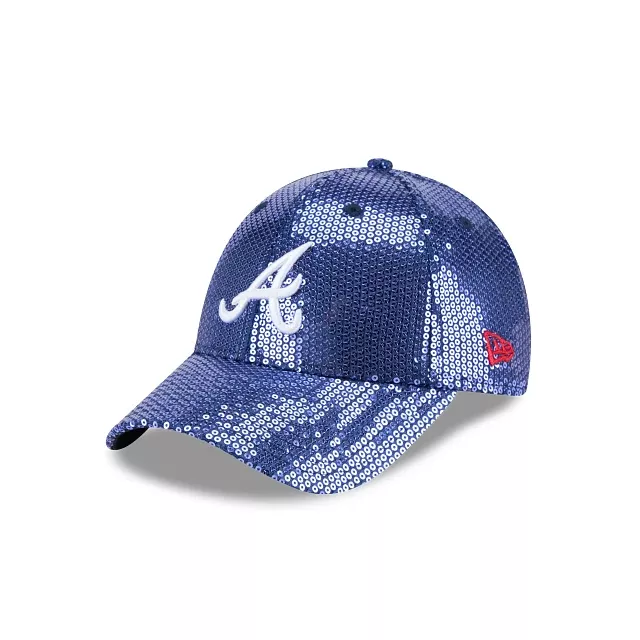 ATLANTA BRAVES WOMEN’S SEQUIN 9FORTY ADJUSTABLE HAT