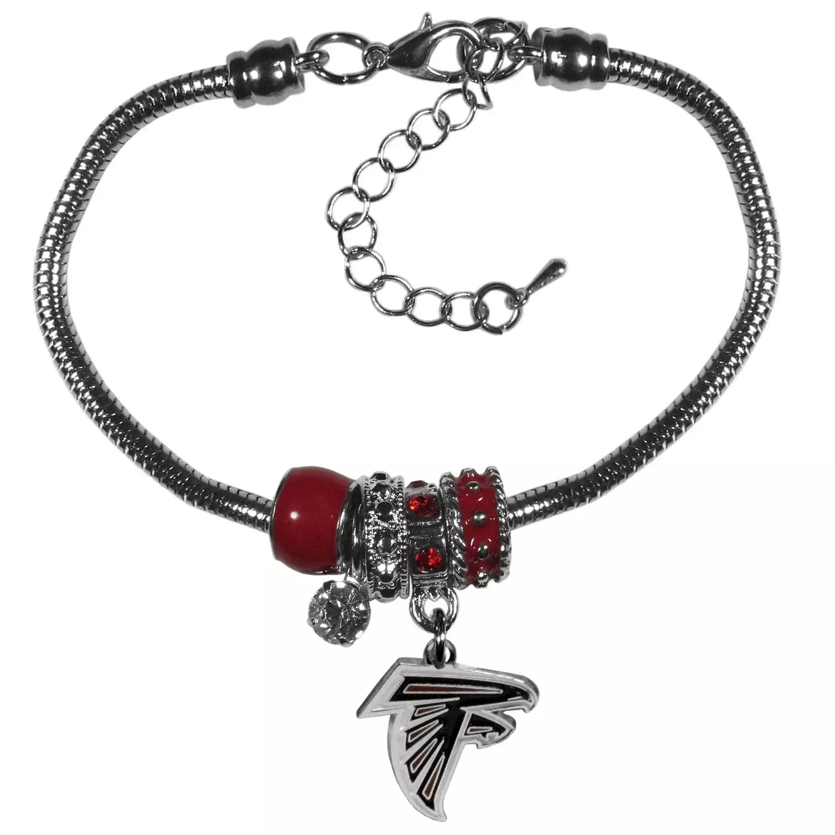 Atlanta Falcons Euro Bead Bracelet