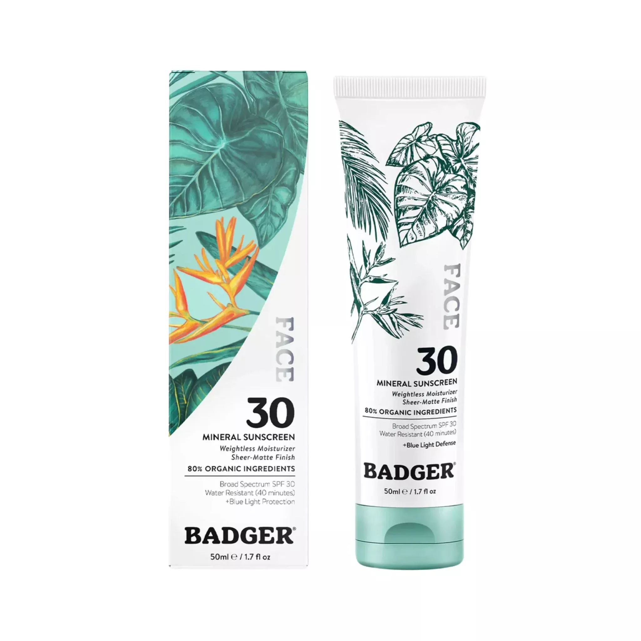 Badger Face Mineral Sunscreen 1.7oz SPF 30