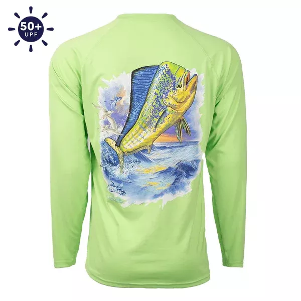 Bimini Bay Men's Hook M' Performance Long Sleeve - Mahi