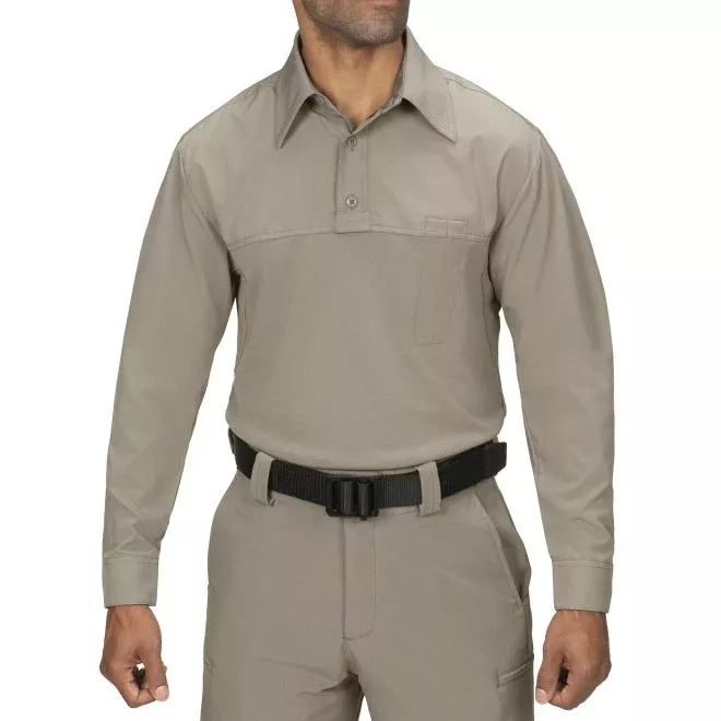 Blauer FlexRS Long Sleeve ArmorSkin Base Shirt - Silver Tan