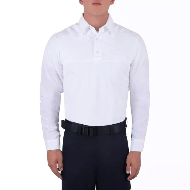 Blauer Long Sleeve Polyester Armorskin Base Shirt - White
