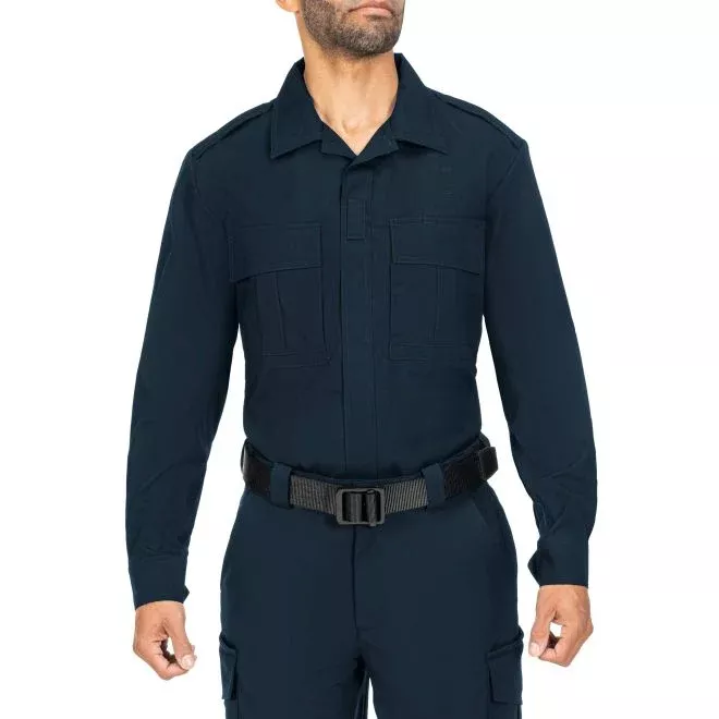 Blauer Tenx Long Sleeve Bdu Shirt - Dark Navy