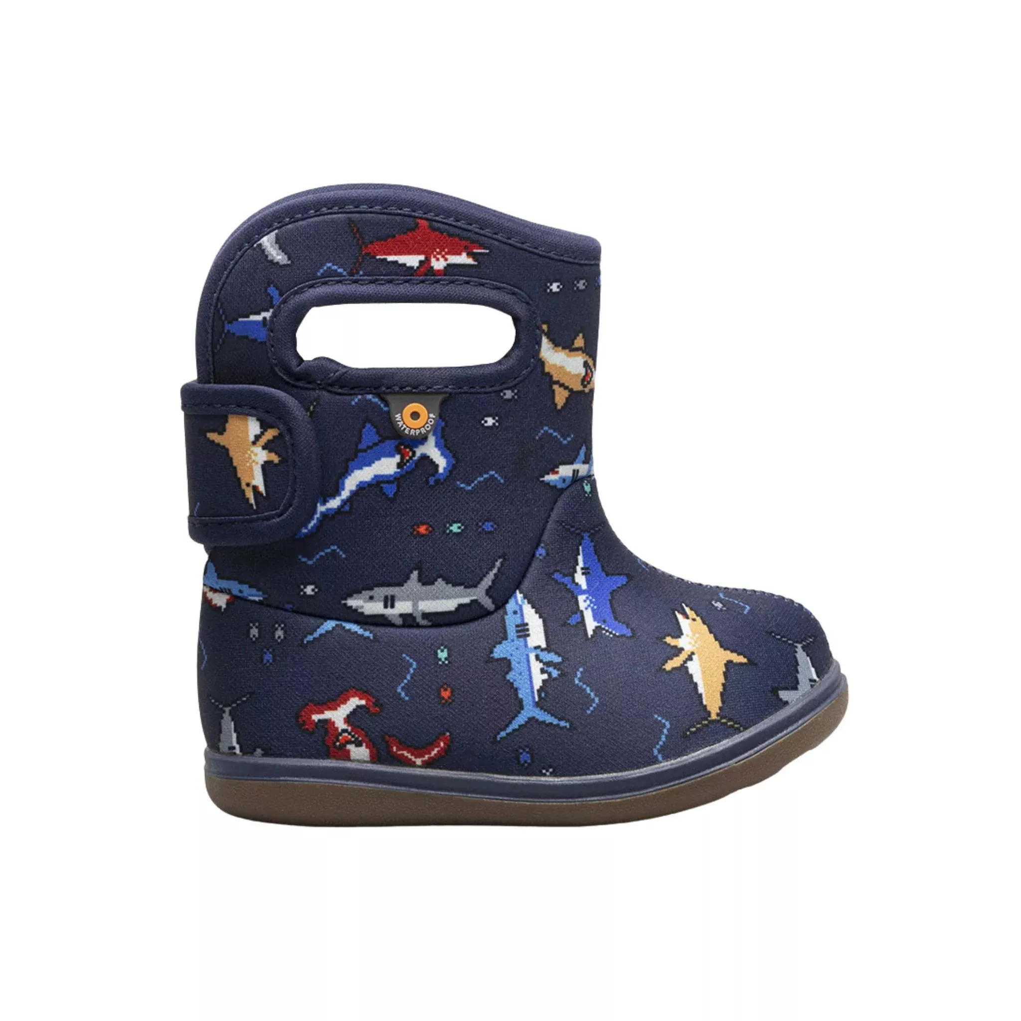 Bogs Baby II Pixel Shark Boots – Navy Multi