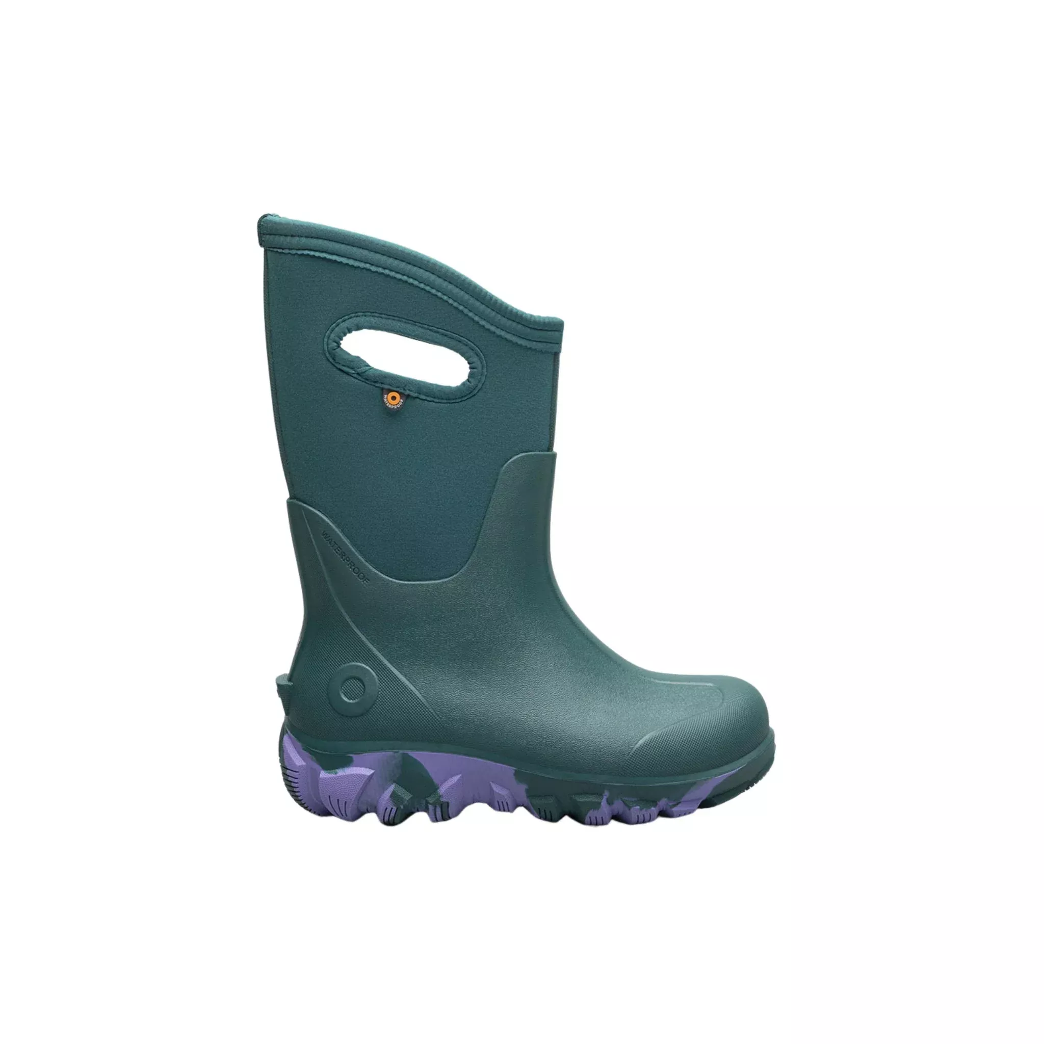 Bogs Kids’ Classic Seamless Marble Winter Boots – Dark Turquoise