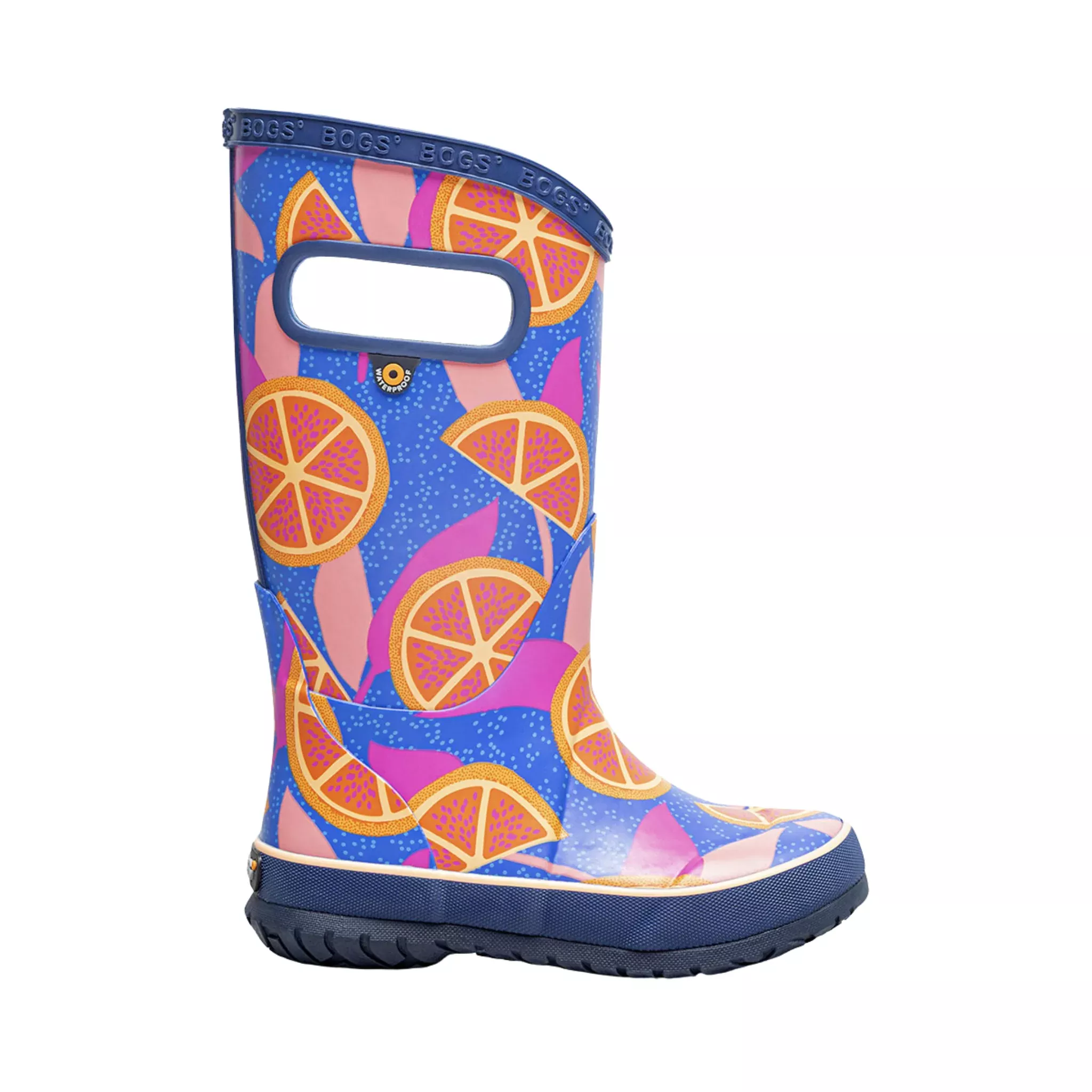 Bogs Kids' Summer Fruit Rain Boots - Blue Multi