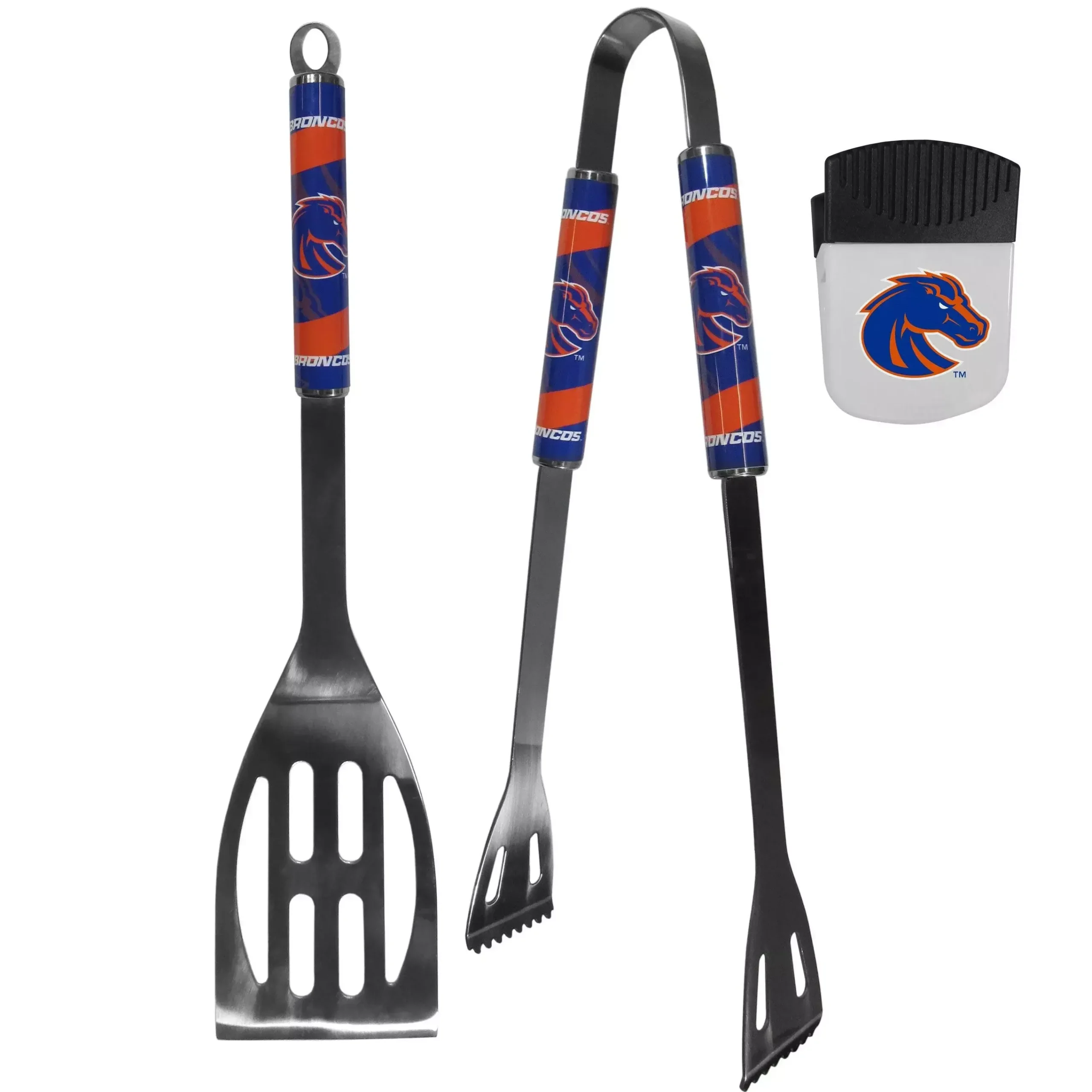Boise St. Broncos 2 pc BBQ Set and Chip Clip