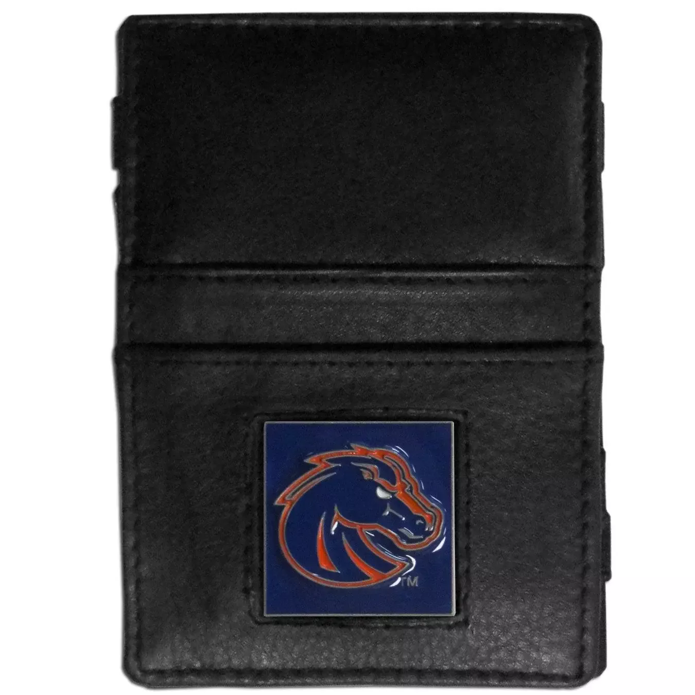 Boise St. Broncos Leather Jacob's Ladder Wallet