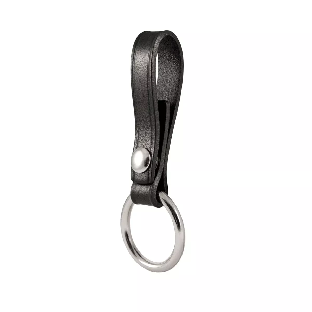 Boston Leather 5450 – 1.5″ Steel Baton Ring, Leather