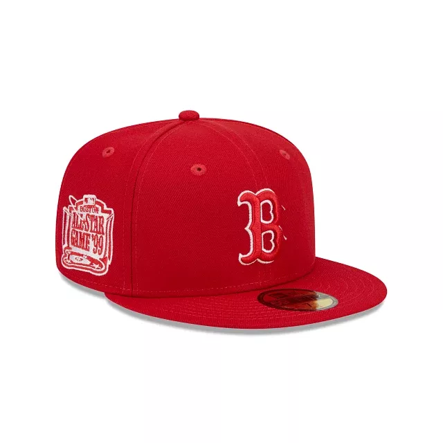 BOSTON RED SOX SIDEPATCH 1999 ALL-STAR GAME 59FIFTY FITTED HAT -RED/WHITE