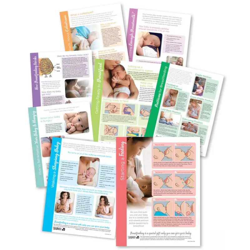 Breastfeeding Tear Pad Set (8), English/Spanish