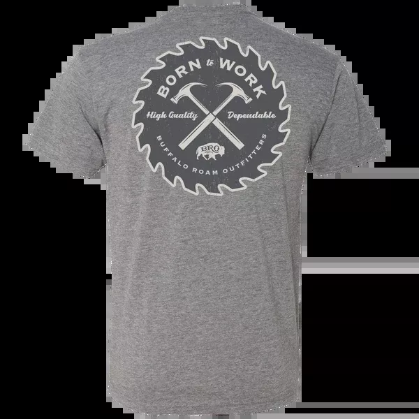BRO Men's Born to Work Graphic T-Shirt