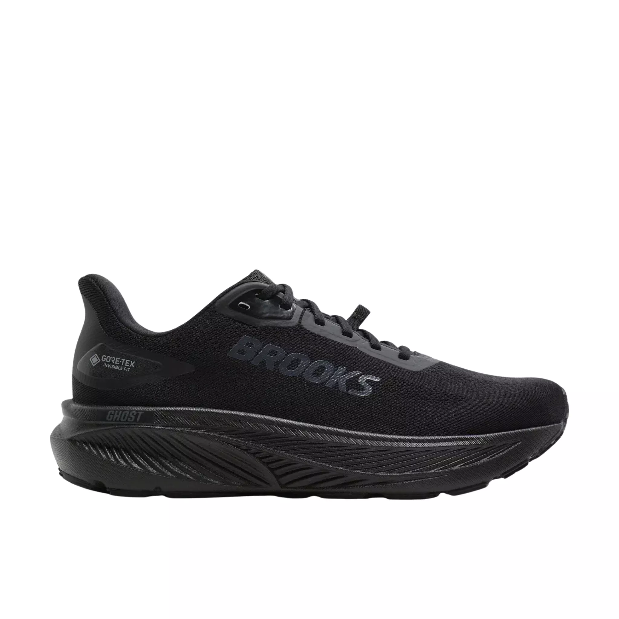 Brooks Men's Ghost 18 GTX Shoes - Black/Black/Ebony