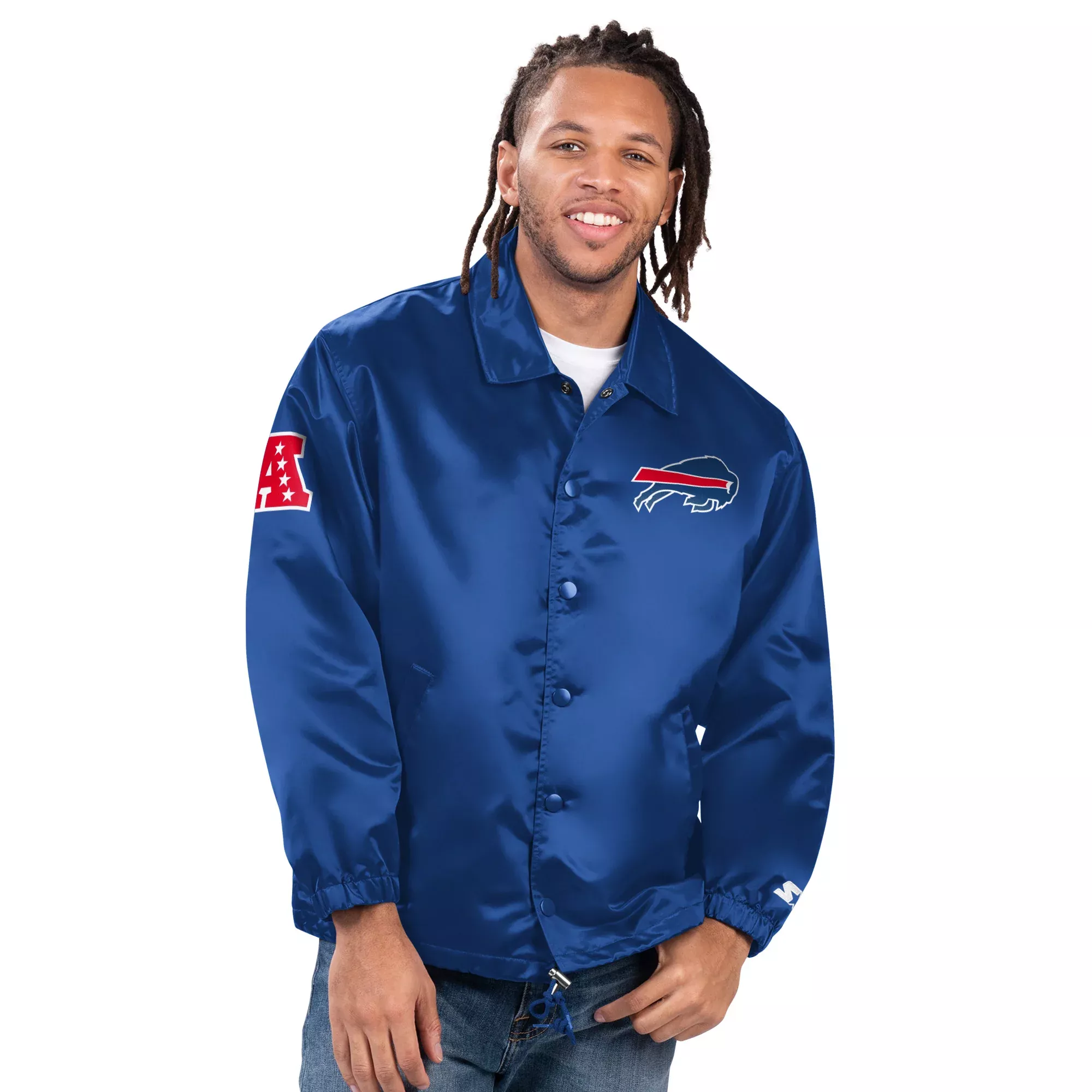 BUFFALO BILLS MEN’S OPTION ROUTE COACHES JACKET