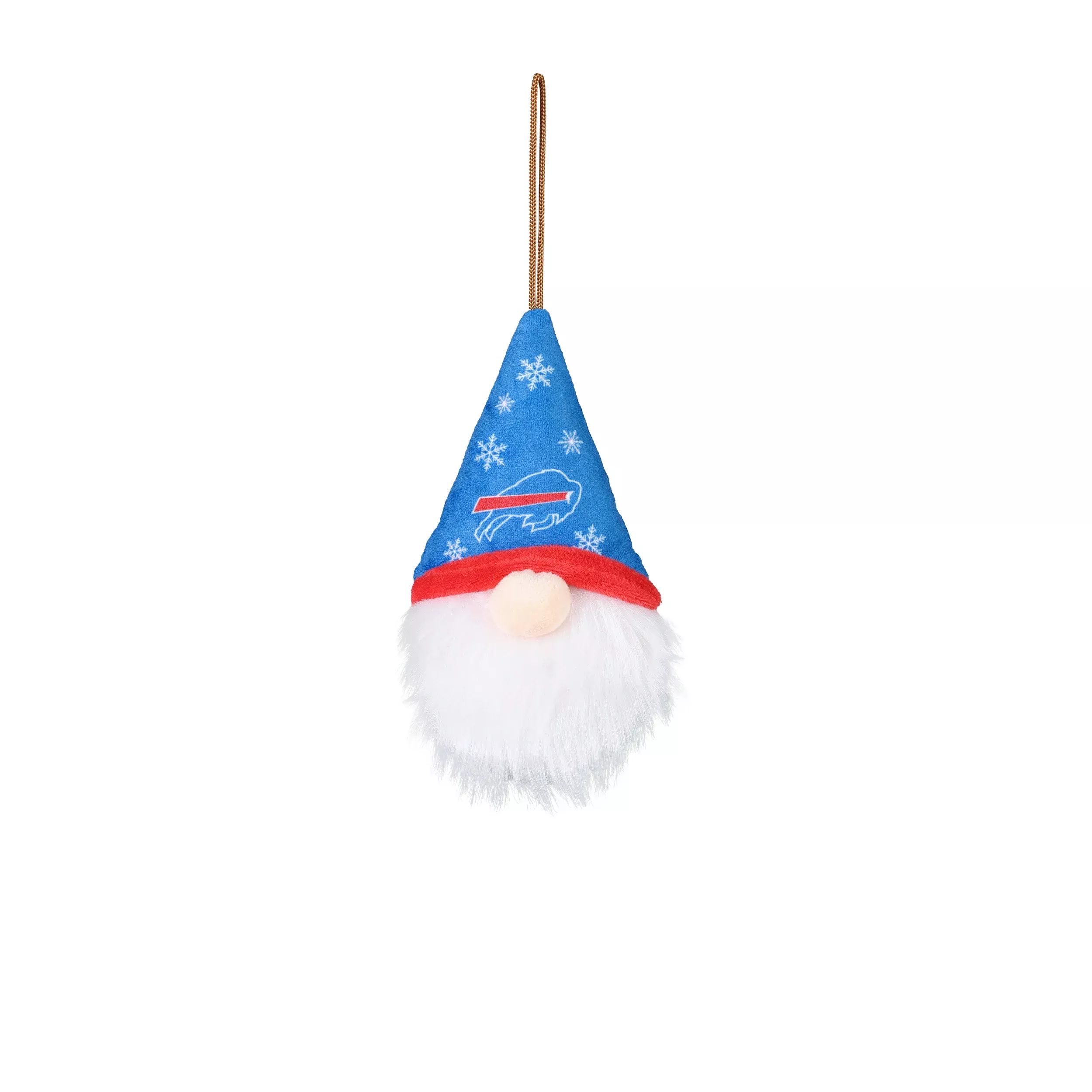 BUFFALO BILLS PLUSH GNOME ORNAMENT - SNOWFLAKE