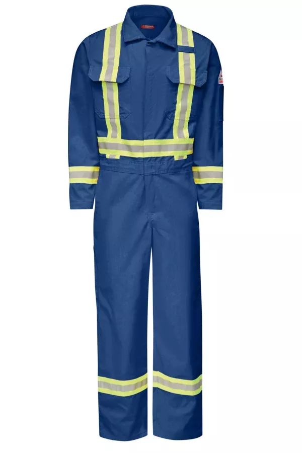 Bulwark Men’s Midweight FR Premium Coverall with Reflective Trim