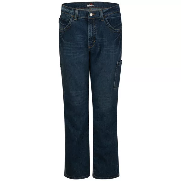Bulwark Men’s Stretch Denim Dungaree – Sanded Denim