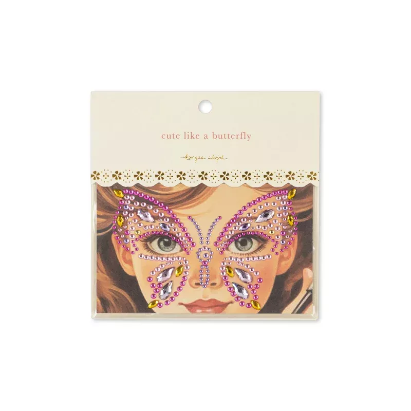 BUTTERFLY FACE JEWELS – multi