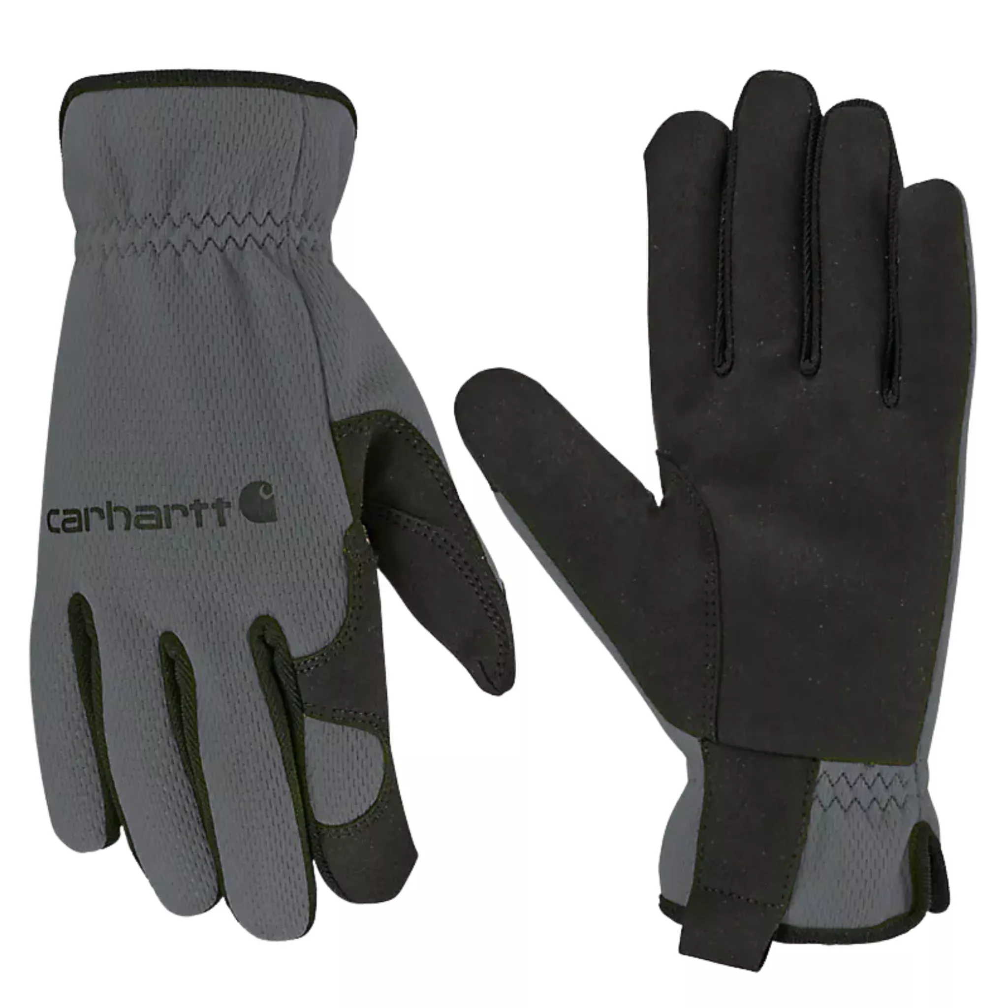 Carhartt Men's High Dexterity Open Cuff Gloves - Gray
