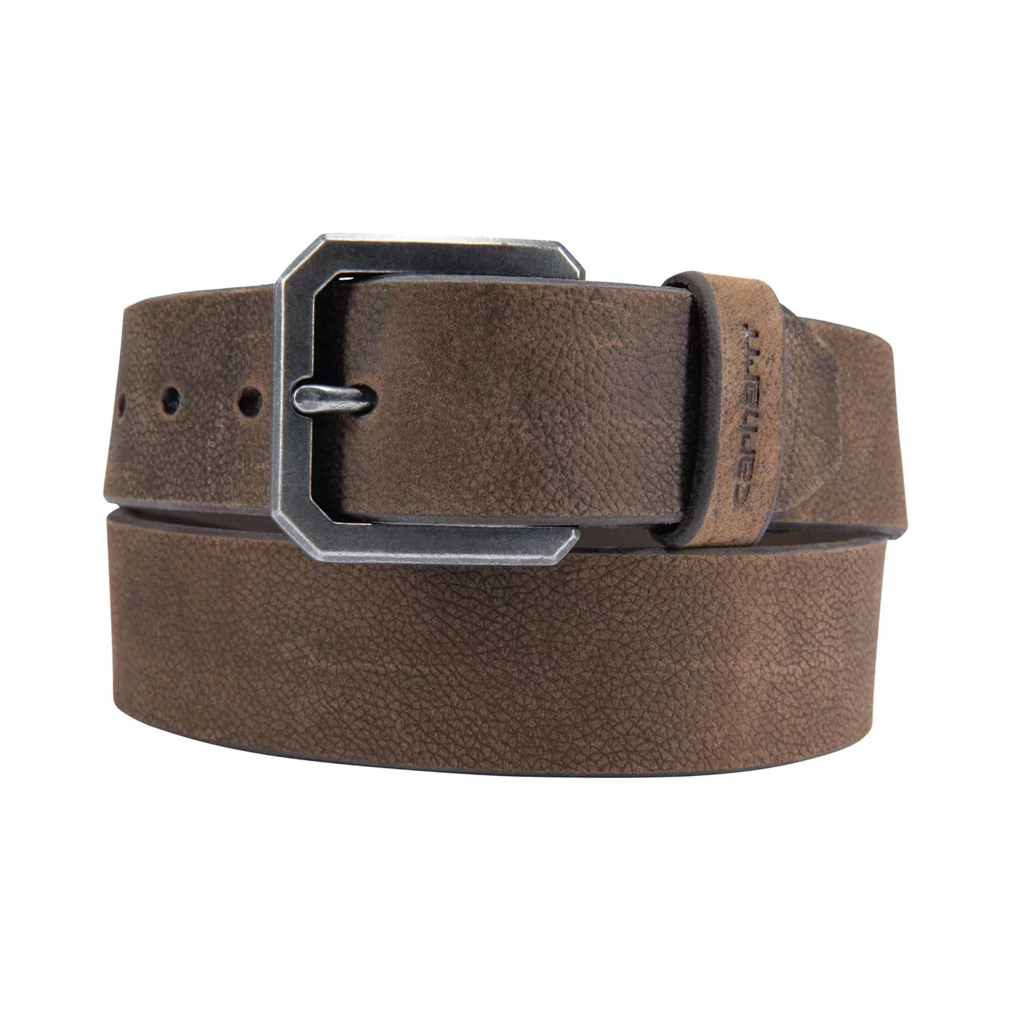 Carhartt Men’s Saddle Leather Classic Belt – Dark Brown