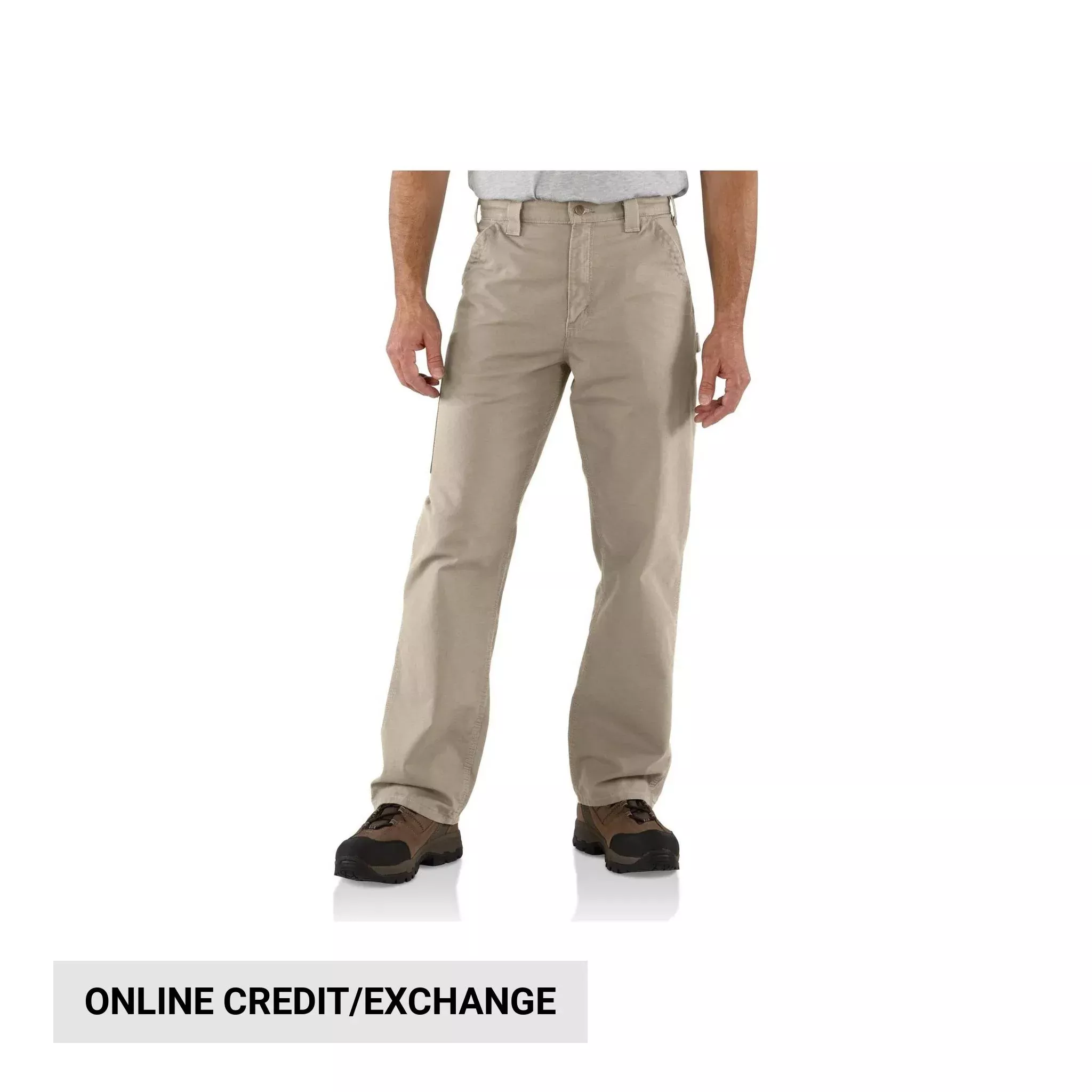 Carhartt Men’s Utility Work Canvas Loose Fit Pant – Tan