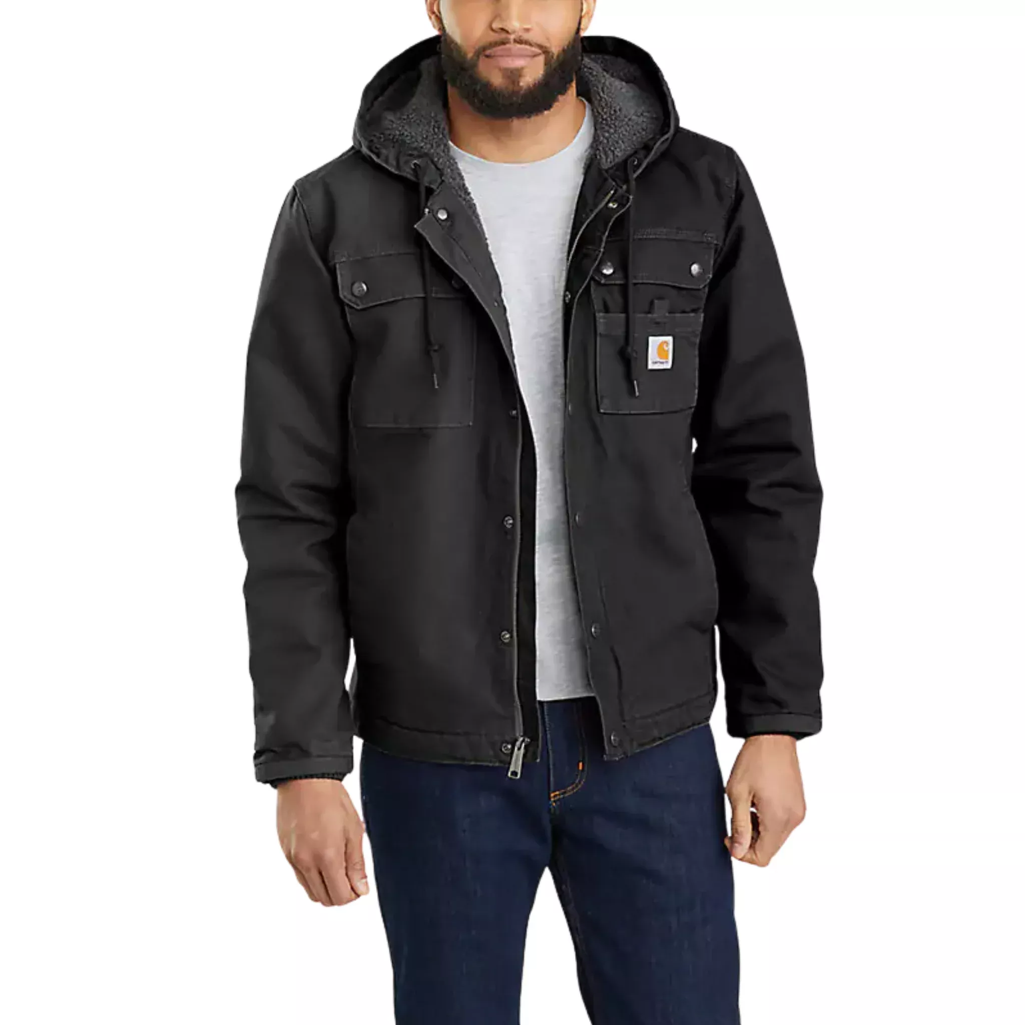 Carhartt Men's Washed Bartlett Jacket - Black