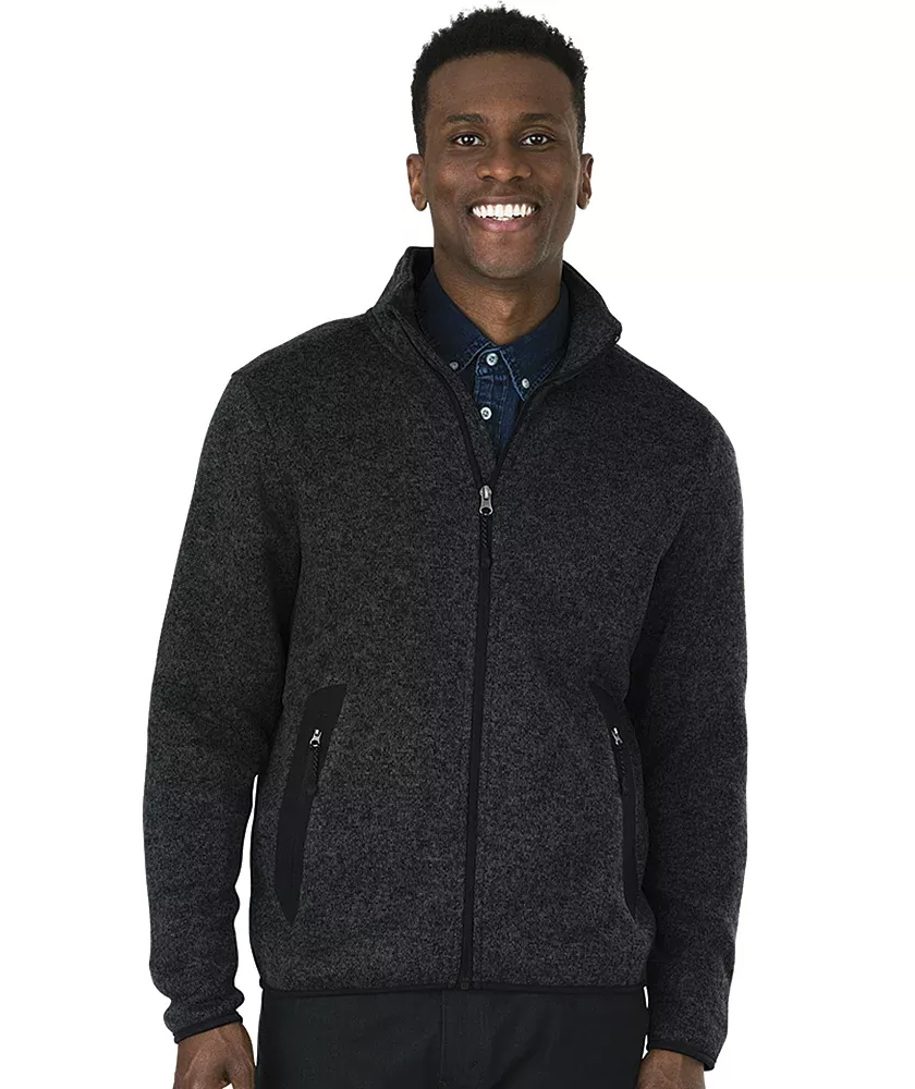 Charles River Men’s Heathered Fleece Jacket
