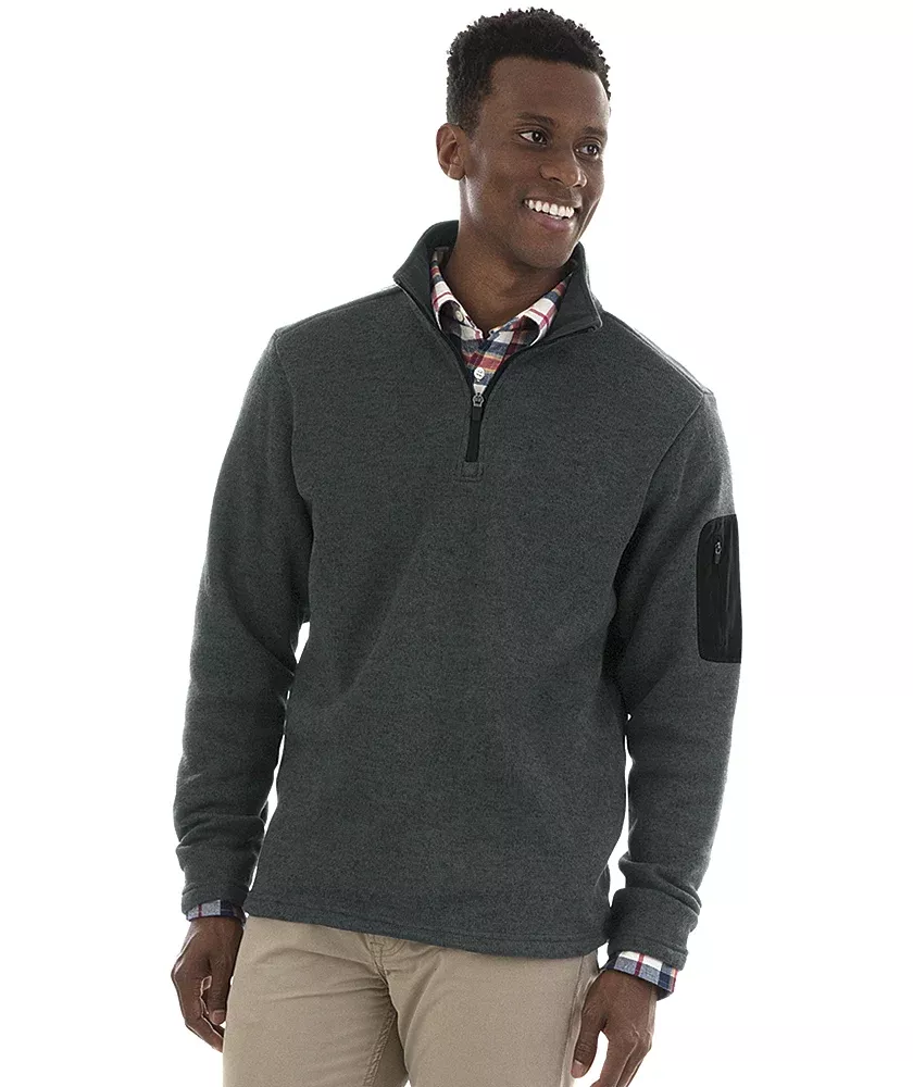 Charles River Men's Heathered Fleece Pullover